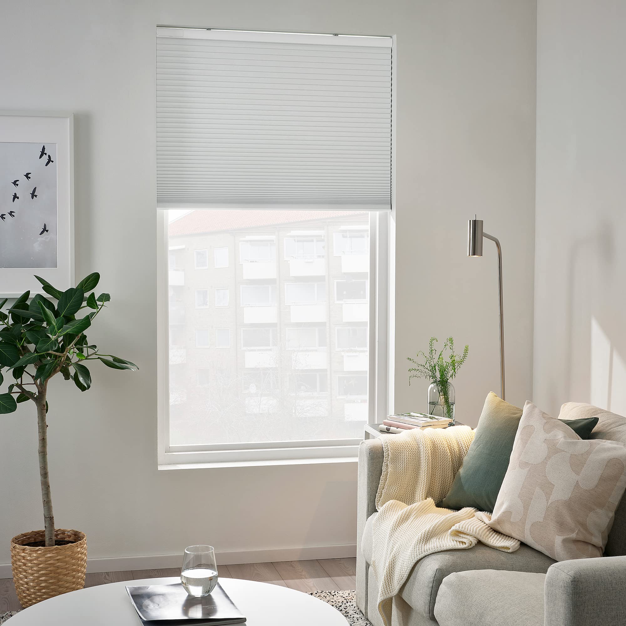 TREDANSENトレダンセン IKEA TREDANSEN Block-Out Cellular Blind, 140x195 cm, Smart